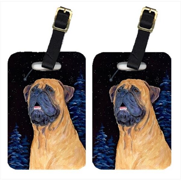 Carolines Treasures SS8672BT Bullmastiff Luggage Tag - Pair 2; 4 x 2.75 In. SS8672BT - main